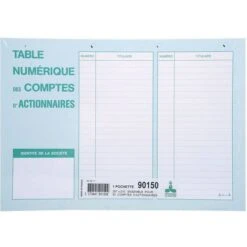 Pochette Pour Ensemble Compte Actionnaire - Le Dauphin