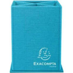 Pot à Crayons Carré à 4 Compartiments Teksto X 8 Assortis - Exacompta