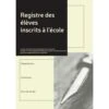 Registre Des élèves Inscrits à L'école X 20 Assortis - Le Dauphin -Bureau Produits Magasin AIG11285802