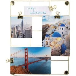 Tableau Photo Métallique Doré - Exacompta