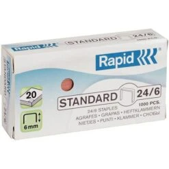 Agrafe 26/6 Mm - 3 Boîtes De 5000 - Rapid