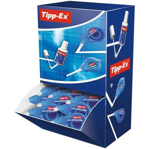 Correcteurs Tipp-Ex Easy Correct 12 M X 4,2 Mm - BIC 3 Correcteurs Tipp-Ex Easy Correct 12 M X 4,2 Mm - BIC