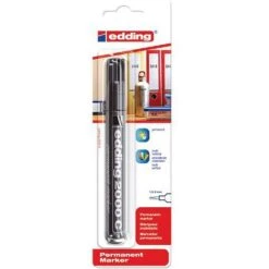 MARQUEUR INDELEBILE NOIR 2000 - EDDING