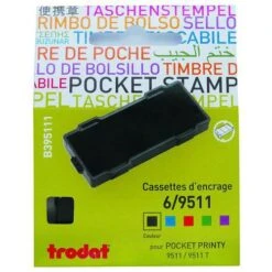 Trodat® Blister De 3 Cassettes Noires Pour Pocket Printy 9511