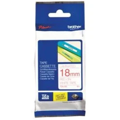 Cassette De Ruban Pour étiqueteuse Brother - Largeur 18 Mm -Bureau Produits Magasin AIG2222556