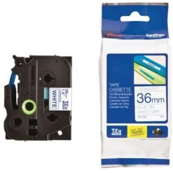 Cassette De Ruban Pour étiqueteuse Brother - Largeur 36 Mm -Bureau Produits Magasin AIG2222701