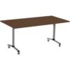 Table Rectangulaire Plateau Mélaminé Pivotant Axe -Bureau Produits Magasin AIG22731483