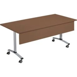 Table Rectangulaire Avec Voile De Fond Plateau Mélaminé Pivotant Axe 22 Table Rectangulaire Avec Voile De Fond Plateau Mélaminé Pivotant Axe -Bureau Produits Magasin AIG22731495