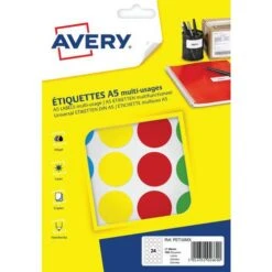 Avery Pastilles étiquette A5 Multi-usages -Bureau Produits Magasin AIG2399582