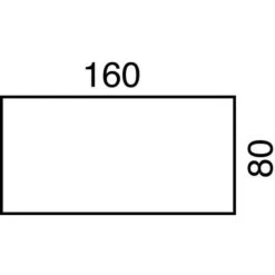 Table Mobile à Plateau Rectangulaire Pliant - Hêtre -Bureau Produits Magasin AIG295802 2
