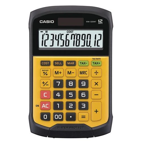 Calculatrice Résistante Eau Et Poussière - WM320MT - Casio 4 Calculatrice Résistante Eau Et Poussière - WM320MT - Casio – Image 2