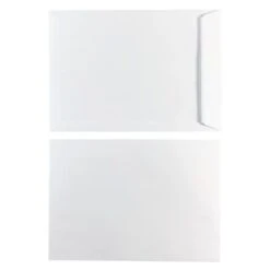 Oxford Pochette Kraft Blanche Auto-adhésive