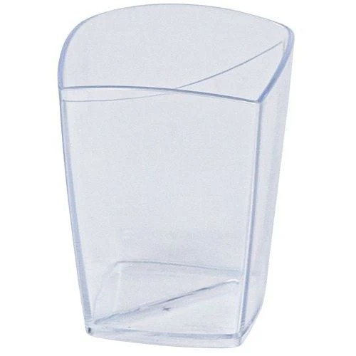 Pot à Crayons Cristal Transparent - Manutan 3 Pot à Crayons Cristal Transparent - Manutan