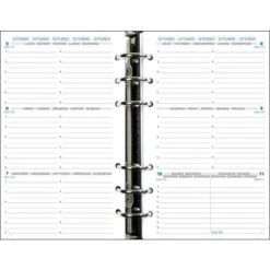 Recharge Exatime 17 Semaines - 2 Pages à L'horizontal - Exacompta