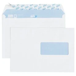 Enveloppe Blanche Avec Fenêtre 90 G - Boîte De 500 -Bureau Produits Magasin AIG3499463