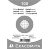 Exacompta Paquet 100 Fiches Sous Film Bristol Quadrillé 105x148mm -Bureau Produits Magasin AIG3598086