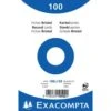 Exacompta Paquet 100 Fiches Sous Film Bristol Uni 100x150mm -Bureau Produits Magasin AIG3598113