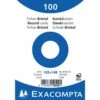 Exacompta Paquet 100 Fiches Sous Film Bristol Uni 105x148mm -Bureau Produits Magasin AIG3598117