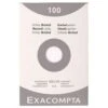 Exacompta Étui De 100 Fiches Quadrillé 5x5 Non Perforé 100x150mm -Bureau Produits Magasin AIG3598137