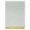 Exacompta Bloc De Contrôle Comptable 29,7x21cm 6 Col. 70 Feuillets -Bureau Produits Magasin AIG3599002