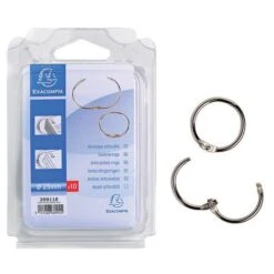Exacompta Blister De 10 Anneaux Articulés - Diamètre 25mm