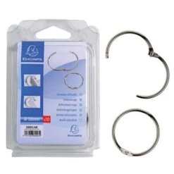 Exacompta Blister De 10 Anneaux Articulés - Diamètre 38mm