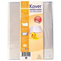 Exacompta Protège-cahier Translucide Kover® - 17x22cm