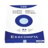 Exacompta Étui De 100 Fiches Uni Non Perforé 210x297mm 2 Exacompta Étui De 100 Fiches Uni Non Perforé 210x297mm -Bureau Produits Magasin AIG3599869