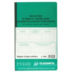 Exacompta Piqûre Registre D'identification Des Vendeurs 32x19,5cm -Bureau Produits Magasin AIG3600278