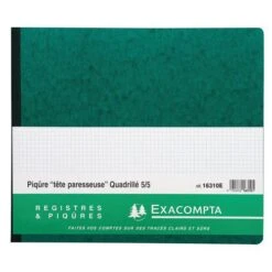 Exacompta Piqûre 27x32cm à Tête Paresseuse 5x5 80 Pages -Bureau Produits Magasin AIG3600295