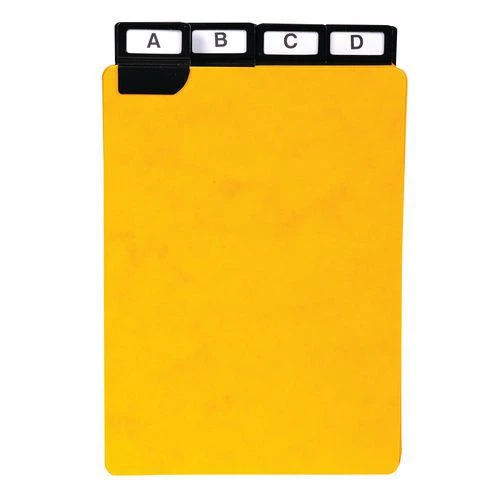Exacompta Paquet 24 Guides Alphabétiques à Onglet Pour Fiche 150x105mm 4 Exacompta Paquet 24 Guides Alphabétiques à Onglet Pour Fiche 150x105mm – Image 2