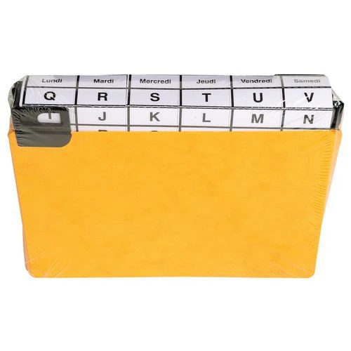 Exacompta Paquet 24 Guides Alphabétiques à Onglet Pour Fiche 105x150mm 4 Exacompta Paquet 24 Guides Alphabétiques à Onglet Pour Fiche 105x150mm – Image 2