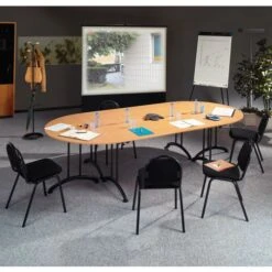 Table Modulaire Pliante - Piètement Noir -Bureau Produits Magasin AIG360253