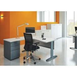 Bureau Droit Pure - Gris Clair/gris Foncé - Piétements Fixes 16 Bureau Droit Pure - Gris Clair/gris Foncé - Piétements Fixes -Bureau Produits Magasin AIG363119