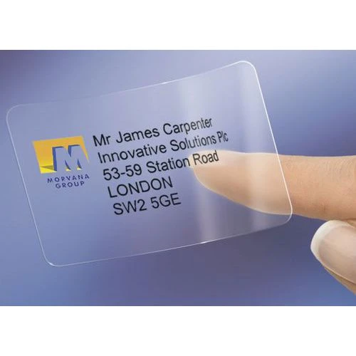 Étiquette Adresse Transparente Avery - Impression Jet D'encre 4 Étiquette Adresse Transparente Avery - Impression Jet D'encre – Image 2