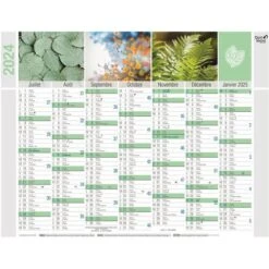 Calendrier Banque Equology Recyclé - 27 X 21 Cm - 2024 - Quo Vadis 5 Calendrier Banque Equology Recyclé - 27 X 21 Cm - 2024 - Quo Vadis -Bureau Produits Magasin AIG37144768