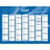Calendrier Banque Bleu - 55 X 40,5 Cm - Année 2024 - Quo Vadis -Bureau Produits Magasin AIG37144794