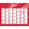 Calendrier Banque Or 14 Mois - 43 X 33,5 Cm - Année 2024 - Quo Vadis -Bureau Produits Magasin AIG37144800