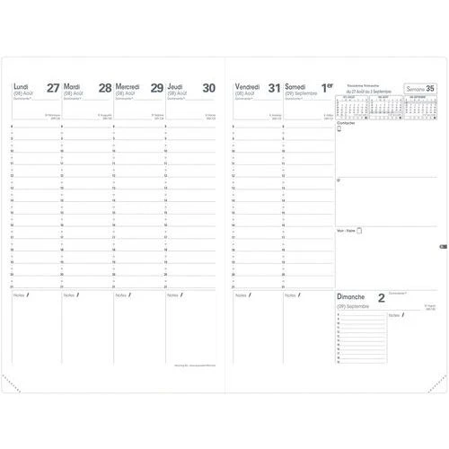 Agenda Scolaire Répertoire Semainier - 18 X 24 - 2023-2024 - Quo Vadis 4 Agenda Scolaire Répertoire Semainier - 18 X 24 - 2023-2024 - Quo Vadis – Image 2