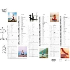 Calendrier 2024 FANTAISIE 43X33,5 Yoga Par 10 - Quo Vadis