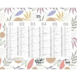 Calendrier 2024 FANTAISIE 27X21 Exotique Par 10 - Quo Vadis