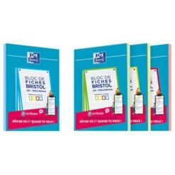 Bloc Bristol Oxford 105x148 30 Fiches Non Perforees Q5/5 - Oxford