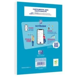 Bloc Bristol Oxford 148x210 30 Fiches Perforees Q5/5 - Oxford -Bureau Produits Magasin AIG37277047