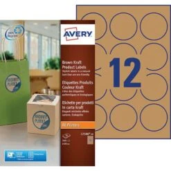 Avery Étiquette Enlevable ILC Kraft