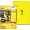 Avery Étiquette Autocollante Ultra-résistante Jaune - Impression Laser -Bureau Produits Magasin AIG3861429