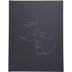 Livre D'or 100 Pages Tranche Argent Art - Exacompta