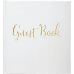 Livre D'or 140 Pages Tranche Or Anglais - Exacompta