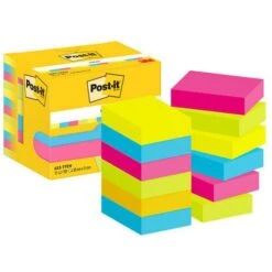 Notes Post-it® 38 X 51 Mm 12blocs Assortis Energie Post-it®