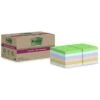 Post-it Notes Super Sticky Recyclées 47,6x47,6mm 12 Blocs Assortis -Bureau Produits Magasin AIG39758390