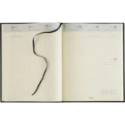 Agenda Semainier Concorde Noir - 21 X 27 Cm - Année 2024 -Bureau Produits Magasin AIG41345889